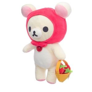 Rilakkuma Strawberry Hat Plush